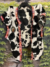 Kuhfell look fasnachtsweste gebraucht kaufen  Calbe (Saale)