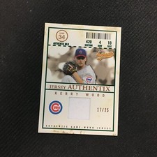 2005 Fleer Authentix Jersey Mezzanine #JA-KW Kerry Wood Chicago Cubs cartão 17/25, usado comprar usado  Enviando para Brazil