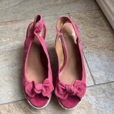 Clarks wedge sandals for sale  HEXHAM