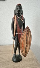 Afrikanische holzfigur krieger gebraucht kaufen  Tuningen