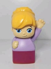 Boneco Mega Bloks menina cabelo loiro olhos azuis acenando mega blocos  comprar usado  Enviando para Brazil