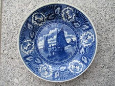 Assiette murale faïence d'occasion  Sarreguemines