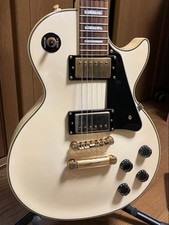 Guitarra alpina Epiphone Les Paul acabamento branco personalizado JPN, usado comprar usado  Enviando para Brazil