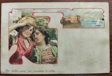1900 cartolina della usato  Roma
