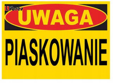 Używany, BTO-37 - ZNAK TABLICA budowlana - piaskowanie LIBRES POLSKA SP  na sprzedaż  PL