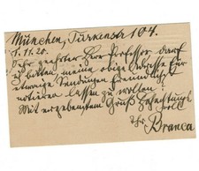Wilhelm von Branca (1844-1928) Autograph Postkarte 1920 Paläontologe Geologe  comprar usado  Enviando para Brazil