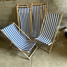 Wooden deck chairs for sale  ONGAR