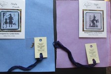 KESLYN'S Simply Friends and Night Walk DOS kits de punto de cruz contados de Halloween segunda mano  Embacar hacia Mexico