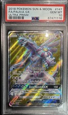 2018 POKEMON SUN & MOON ULTRA PRISM #147 FULL ART/PALKIA GX PSA 10 comprar usado  Enviando para Brazil