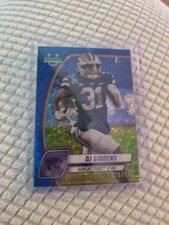 DJ Giddens 2024 Bowman University Chrom 1. niebieski Mini-Diamond /175 #33, używany na sprzedaż  Wysyłka do Poland
