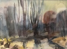 Winterliche flusslandschaft ni gebraucht kaufen  Mendig
