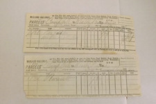 Midland railway waybills. for sale  STOURPORT-ON-SEVERN