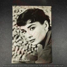 Cartolina attrice audrey usato  Cuneo