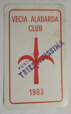 Trieste tessera vecia usato  Trieste