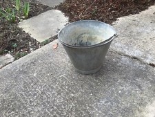Vintage bucket galvanised for sale  TADLEY