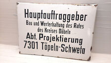 Blechschild emaille schild gebraucht kaufen  Rochlitz