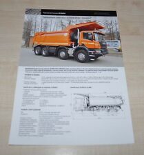 Folheto de especificação de despejo de mineração Scania Truck P440 8×4 Prospekt RU comprar usado  Enviando para Brazil