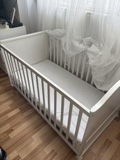 Babybett beistellbett weiß gebraucht kaufen  Augsburg