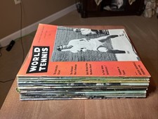 1966 Ano Completo Revista WORLD TENNIS Jan-Dez 12 Edições Ashe King comprar usado  Enviando para Brazil