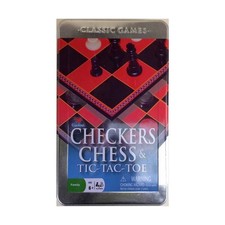 Damas, xadrez e tic-tac-toe Cardinal Boardgame quase perfeitos comprar usado  Enviando para Brazil