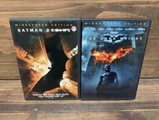 The Dark Knight, Batman Begins Widescreen Edition DVD Box Set Lot of 2 comprar usado  Enviando para Brazil