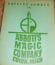 Abbott magic catalog for sale  Floral Park