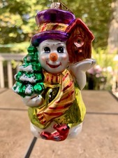 christopher radko snowman ornament for sale  Bridgeport