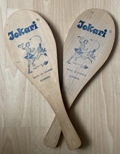 Paar holzschläger spiel gebraucht kaufen  Bad Homburg v. d. Höhe