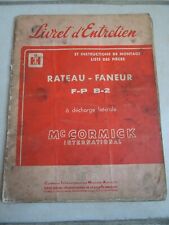 Cormick rakeau faneur d'occasion  Expédié en Belgium