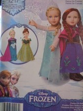 Padrão de costura Simplicity 1217 18" roupas de boneca Disney Frozen Anna Elsa, usado comprar usado  Enviando para Brazil