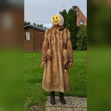 Damenmantel echtem rotfuchsfel gebraucht kaufen  Heusenstamm