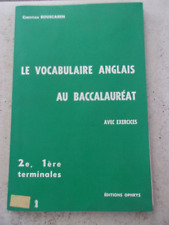 Livre vocabulaire anglais d'occasion  Le Quesnoy