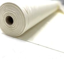 Cream cotton sateen for sale  SALFORD