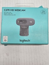 Logitech C270 HD webcam chamadas de vídeo alta definição 720p microfone embutido NOVO EM FOLHA comprar usado  Enviando para Brazil