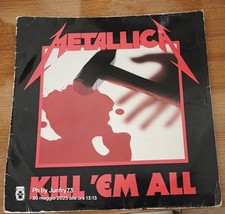 Vinile metallica kill usato  Terlizzi