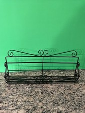 Rack de especiarias de metal preto - Antigo (ST-40) comprar usado  Enviando para Brazil