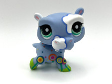 Cartão postal Littlest Pet Shop LPS #1850 hipopótamo azul nuvens Hasbro, usado comprar usado  Enviando para Brazil