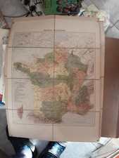 Vintage carta geografica usato  Vische