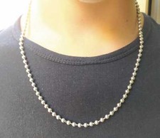 Collana uomo argento usato  Marcianise
