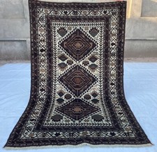 Tapete de lã tribal antigo tradicional 3x6 afegão feito à mão turcomano Baluchi comprar usado  Enviando para Brazil