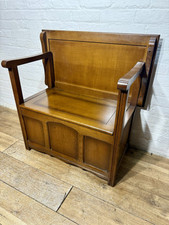 Antique oak monks for sale  BOURNEMOUTH