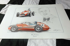Print mike hawthorn for sale  BOURNEMOUTH