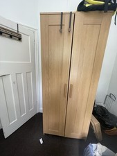 Wood wardrobe for sale  MANCHESTER