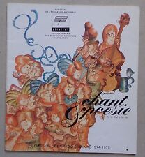 Chant poesie livret d'occasion  Grancey-le-Château-Neuvelle