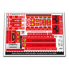 Naklejka wymienna do zestawu 8654 - Scuderia Ferrari Truck na sprzedaż  Wysyłka do Poland