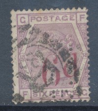 GB 1883 Queen Victoria 6d on 6d lilás pl.18 (FG) muito bem usado, GRANDE VARIEDADE: comprar usado  Enviando para Brazil