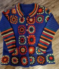 Jacke gehäkelt baumwollgarn gebraucht kaufen  Vilgertshofen