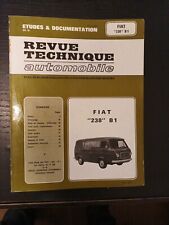 Revue technique fiat d'occasion  Avignon