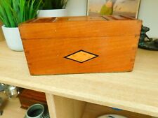 Lovely walnut inlaid for sale  NORTH SHIELDS