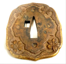 Espada de alta qualidade Tsuba antiga do exército japonês guarda espada japonesa do Japão JP comprar usado Espada de alta qualidade Tsuba antiga do exército japonês guarda espada japonesa do Japão JP comprar usado  Enviando para Brazil